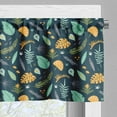 thumbnail image 5 of Ambesonne Leaves Valance & Curtain, Tropical Plants Pattern, 55"x45", Multicolor, 5 of 7