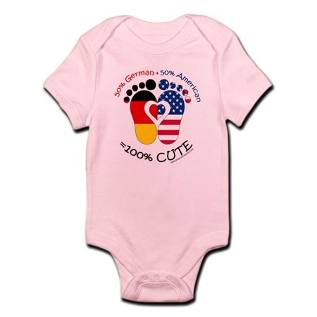 

CafePress - German American Baby Body Suit - Baby Light Bodysuit