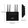 thumbnail image 2 of Enrutador 4G CPE, enrutador 4G WIFI, compatible con 32 usuarios con ranura para tarjeta SIM para hogar/oficina, 2 of 9