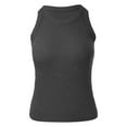thumbnail image 4 of YUDTA Womens Ribbed Tank Top with Crew Neck Soft Camisole Tops for Women Crew Neck Workout Tank Cutes for Women Tank Tops with Crew Neck for Women 2025 Womens Ribbed Tank Tops Cami Tanks, 4 of 4