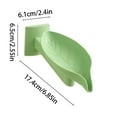 thumbnail image 2 of Savon en Forme de Feuille Réglable en Trois Rotations, Savon Mural Drainant, Savon Fonctionnel pour la Maison, 2 of 6