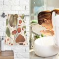 thumbnail image 6 of Coolnut Hand Towels Mushroom Fruit 2 PCS, Cotton Bath Towels Drying Face Hands Body Decorative Water Absorbent Lightweight Washcloth for Bathroom Ktichen Travel Gym, 16"×28", 6 of 6