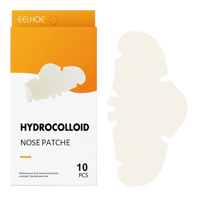Ac-ne Patches 10pcs Nariz Limpiador de poros Pegatina Control de aceite para los poros de la nariz Espinillas Ehuebsd Cuidado Belleza