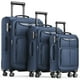 thumbnail image 1 of Set de equipaje SHOWKOO Softside, expandible y ligero, azul, 1 of 6