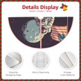thumbnail image 3 of Fotbe Astronaut With American Flag Pattern Christmas Tree Skirt, Tree Skirts Plush Christmas Decorations, Christmas Tree Skirts Xmas Decorations Holiday Party Decor-36", 3 of 6