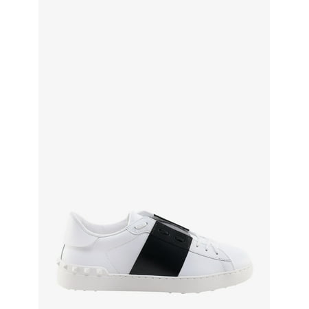 

MAN Leather sneakers with contrasting band