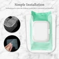 thumbnail image 3 of OFFIGAM Rectangle Wipe Storage Box PET Clear Wipes Holder for Hotel Cafes 1Set, 3 of 8