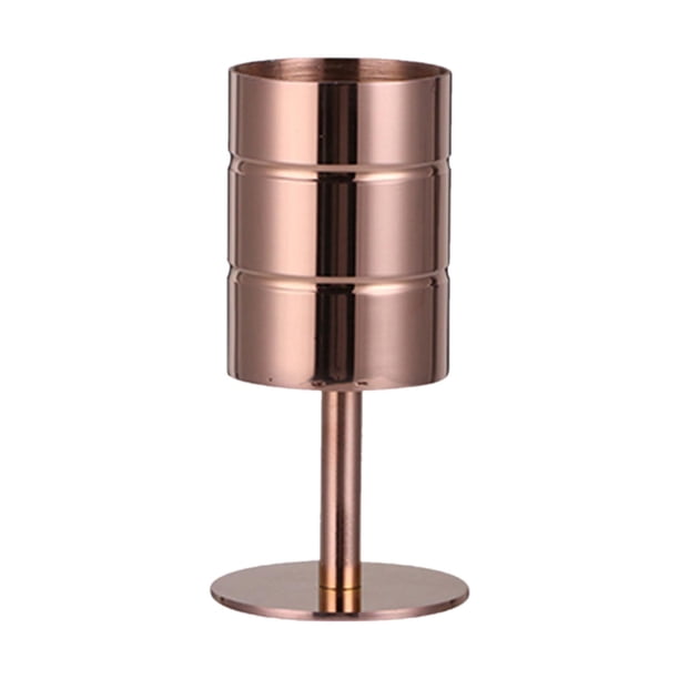 Porta cócteles metálicos para martini, reutilizables, portátiles, lavables, tenedores de fruta para bebidas oro rosa