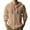 Brown, variant on Mens Hoodies Full Zip Solid Color Casual Fashion Loose Hooded Sweatshirts Soft Comfortable Spring Fall Pullover Long Sleeve Tops 2026 Winter Outfits Black L
