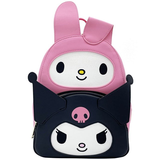 Sanrio Hello Kitty Kuromi Melody Creative Backpack Storage Stationery Leather Mini Student Backpack Christmas Gift
