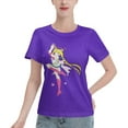 thumbnail image 1 of Women's Basic Short Sleeve T-Shirt Sailor Moon Moon Hare, 1 of 6