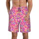 thumbnail image 1 of Balery Colorful Donuts 1 Traje de Baño Estilo Hawaiano para Hombre, Shorts de Secado Rápido con Bolsillos-Small, 1 of 6