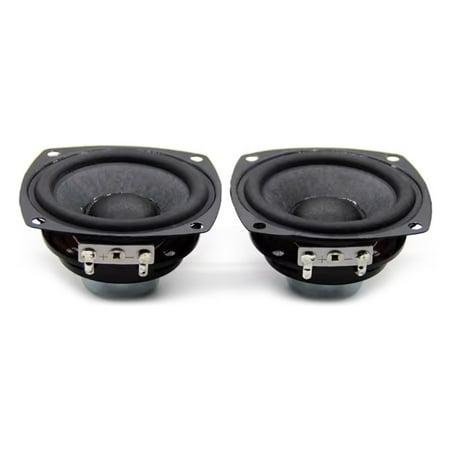 

66MM Full Range Speakers 4 Ohm 25W Enthusiast DIY Flat Arc Rubber HiFi Speaker