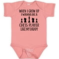thumbnail image 3 of Inktastic Future Chess Player Like Daddy Boys or Girls Baby Bodysuit, 3 of 5