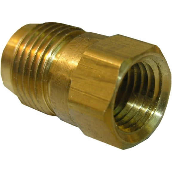 LASCO 17-4629 3/8-Inch Flare by 1/4-Inch Female Pipe Thread Brass Adapter