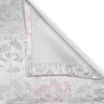 thumbnail image 4 of Ambesonne Plants Valance Pack of 2, Beauty Spring Flowers Sketch, 54"X12", Magenta Dark Grey, 4 of 5