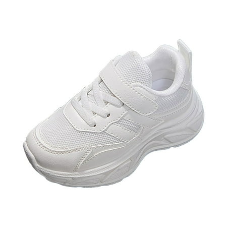 Gvdentm Kids Shoes Girls Casual Running Shoes for Little Girls 11.5-12 Years White