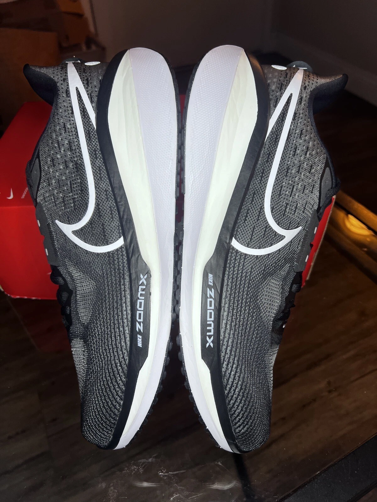 Nike Vomero 17 Men’s ZoomX Marathon Running Shoes Black White FN1139-001 - 11.5 Nike Vomero 17 Men main image 4