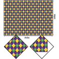 thumbnail image 3 of Mardi Gras Carnival Table Cloth Diamond Plaid Masquerade Party Decoration New Orleans Kitchen Dining Room Table Cover-60×84inch, 3 of 5