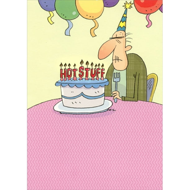 Designer Greetings Old Man With Cake And Hot Stuff Candles Funny Humorous Masculine Birthday Card For Him Man Men Walmart Com Designer Greetings Old Man With Cake And Hot Stuff Candles Funny Humorous Masculine Birthday Card For Him Man Men Walmart Com