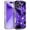 Purple, variant on Meshine for iPhone 16 Pro Case,Glow in The Dark Butterfly Wave Magnetic Slim Fit Protective Anti Scratch Phone Cover for Women Girls,Purple