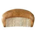 thumbnail image 1 of Peine de sándalo verde natural Peine de masaje electrostático Peine pequeño portátil Peine para alisar el cabello, 1 of 5