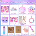 thumbnail image 2 of Set de regalo Jenria Unicorn para niñas de 3 a 12 años con bolsa de felpa, 2 of 7