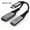 Black-1FT, variant on USB C to Dual USB C Audio & Charging Cable, EBXYA Built-in DAC No Driver Needed Headphone Adapter with PD Fast Charge, Molded Housing 0.3m Short Cable for Phones, Tablets & Car Use