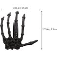 thumbnail image 4 of 4pcs Skeleton Hand Halloween Napkin Rings Napkin Buckles Napkin Holders Halloween Party Favors Home Dining Table Decor (Sliver), 4 of 7