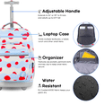 thumbnail image 2 of J World Unisex Sundance 20" Rolling Backpack With Laptop Sleeve For School And Travel, Floating Apple, 2 of 7