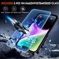 thumbnail image 5 of Magnetic for iPhone 13 case [Compatible with MagSafe][Glass Screen Protector][Military Grade Drop Protection][Non-Slip] Heavy Duty Shockproof for iPhone 13 Phone Case 6.1 inch-Black, 5 of 14