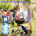 thumbnail image 2 of 3 & 5 Gallon Water Jug Cap Reusable, Food Grade Silicone Replacement Gallon Caps for 55mm Standard/Screw/Crown Tops Water Bottle and Water Dispensers, Non-Spill Lids for Anti-Splash, Leak Free (5PCS), 2 of 6