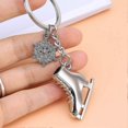thumbnail image 5 of 5 Pack Ice Skates Snowflake Keychain Gift 3D Skating Skate Shoe Key Ring Compatible With Winter Gift, 5 of 5