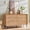Natural Oak, variant on OKD 6 Drawers Dresser Chests for Home Bedroom, 54" Wide Modern Wood Chest of Drawers, Fluted Dresser for Bedroom, Living Room, Hallway, Natural Oak