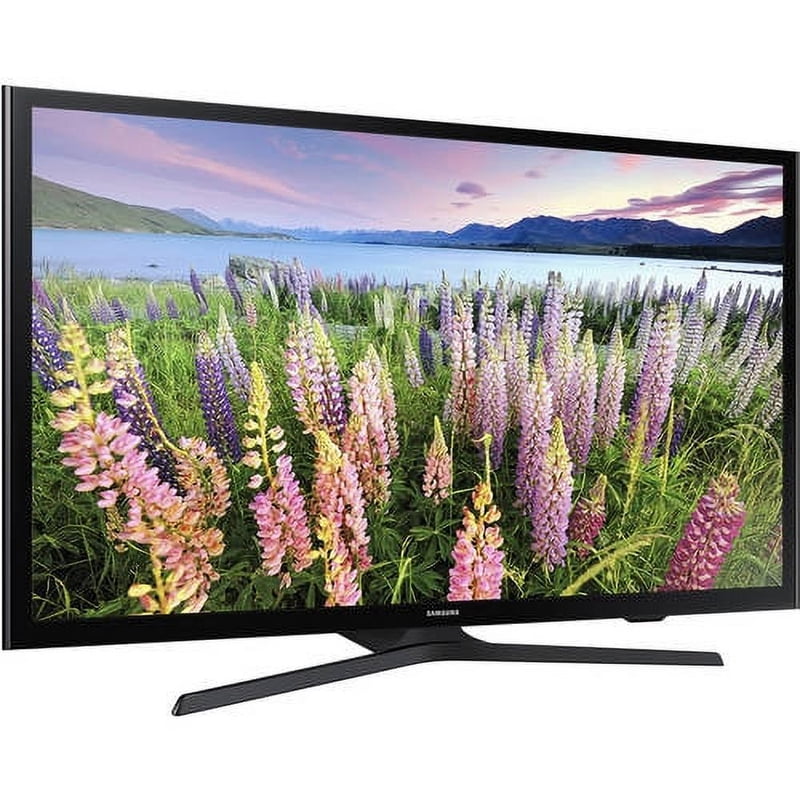 Samsung 48" class fhd (1080p) smart led tv (un48j5200a) front and back view