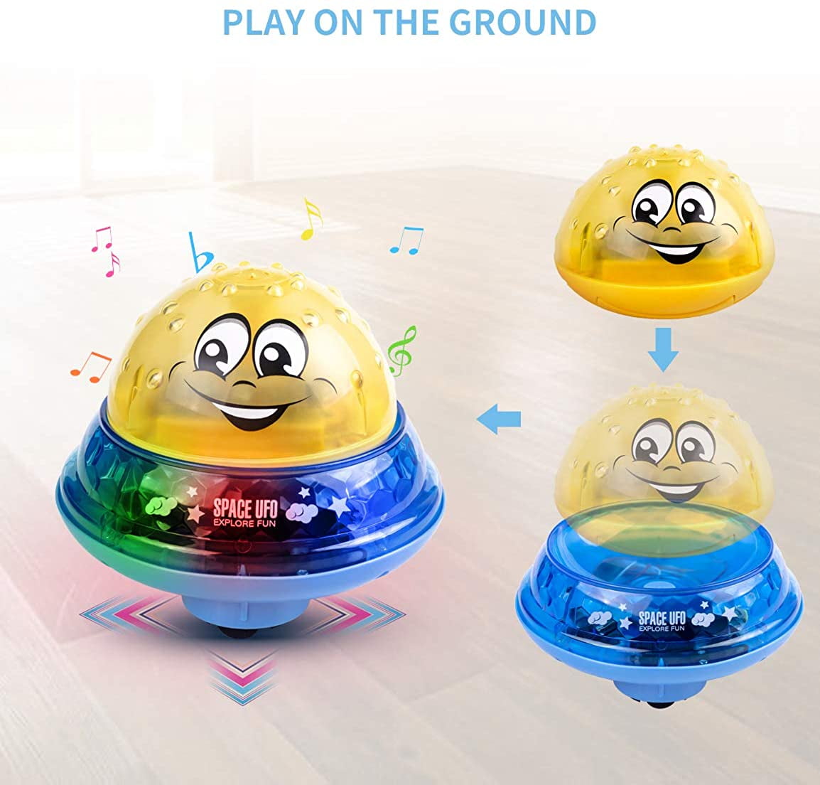 Space ufo explorer top fun bath toy