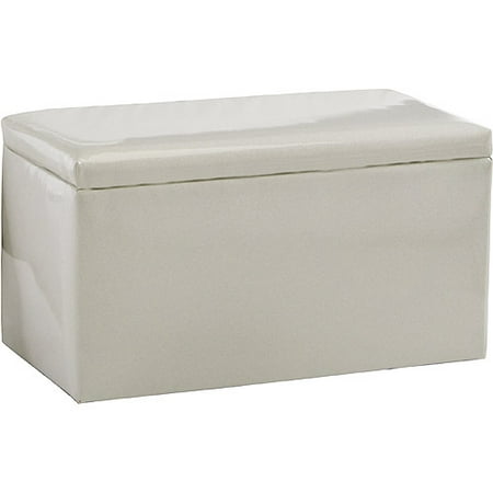 Sparkle Storage Bench, Silver