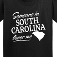 thumbnail image 4 of Inktastic Someone in South Carolina Loves Me Youth T-Shirt, 4 of 5
