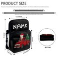 thumbnail image 6 of Psesaysky Christmas Crossbody Bags Featuring Santa Red Truck, 2 Layer Lightweight Crossbody Wallet for Travel, Stretch Polyester Passport Purse, 6 of 8