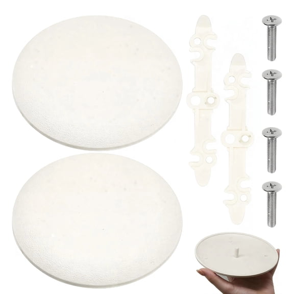 7829 2Pcs Light Weight Ceiling Cover Plate Wall Light Fan Fixture Hole Concealer