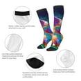 thumbnail image 6 of Lsque Magic Mushrooms ,Fireflies Printed Crew Socks Men's Women's LightWeight Thin Casual Calf Socks ,Knee High Socks,Cotton Socks, 6 of 9
