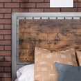 thumbnail image 4 of Walker Edison Santiago Riveted Plank Queen Size Headboard, 4 of 8
