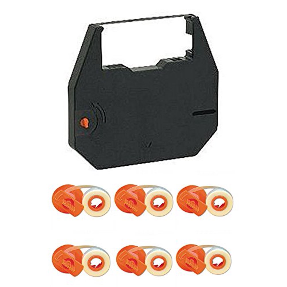 Value Pack Nakajima Correctable Ribbon and 6 Correction Tapes, AX, AE