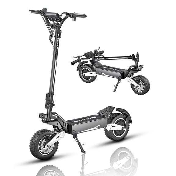JUN LING Off Road Electric Scooter - 900W Motor 11" Tires, up to 34MPH and 30Miles E Scooter for Adults