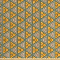 thumbnail image 1 of Geometric Fabric by the Yard, Abstract Funky Retro Triangles Timeless Art Design Illustration, Decorative Upholstery Fabric for Chairs & Home Accents, Multicolor by Ambesonne, 1 of 4