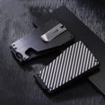 thumbnail image 2 of Quick Access Slim Wallet Black Aluminum Card Storage Bag A3S8, 2 of 6
