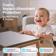 thumbnail image 3 of Komfortology Brown Foam Furniture Edge and Corner Guard Set, 15 ft, 3 of 10