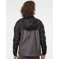 thumbnail image 3 of Independent Trading Co. Unisex Lightweight Windbreaker Full-Zip Jacket, 3 of 5
