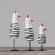 thumbnail image 4 of Juego De Pollo Tallado De Madera De Estilo Mediterráneo, 3 Uds., Figurita Coleccionable, Escaparate, Figurita De Pollo, Adornos Pintados A Mano sonducket HA029514-00, 4 of 6