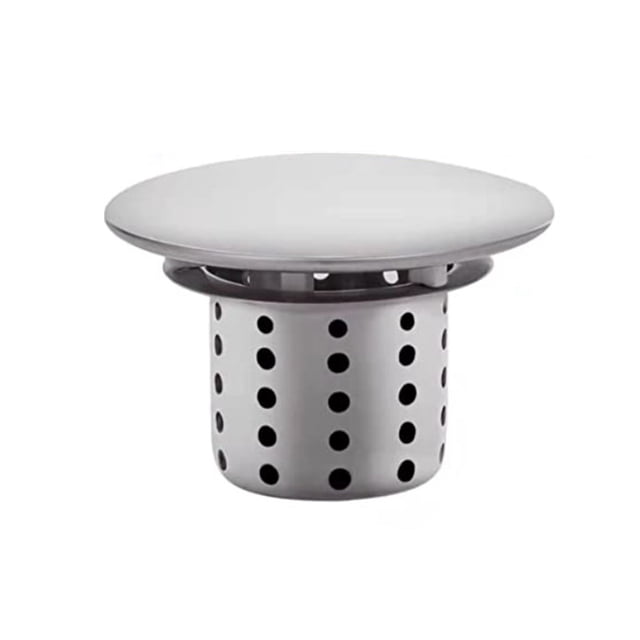 Ounissouiy Colador de fregadero, cesta de filtro, coladores de comida para el cabello, tapón de drenaje de suelo, filtros de ducha de baño Hardware